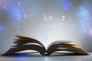 Numerology Concept With Book